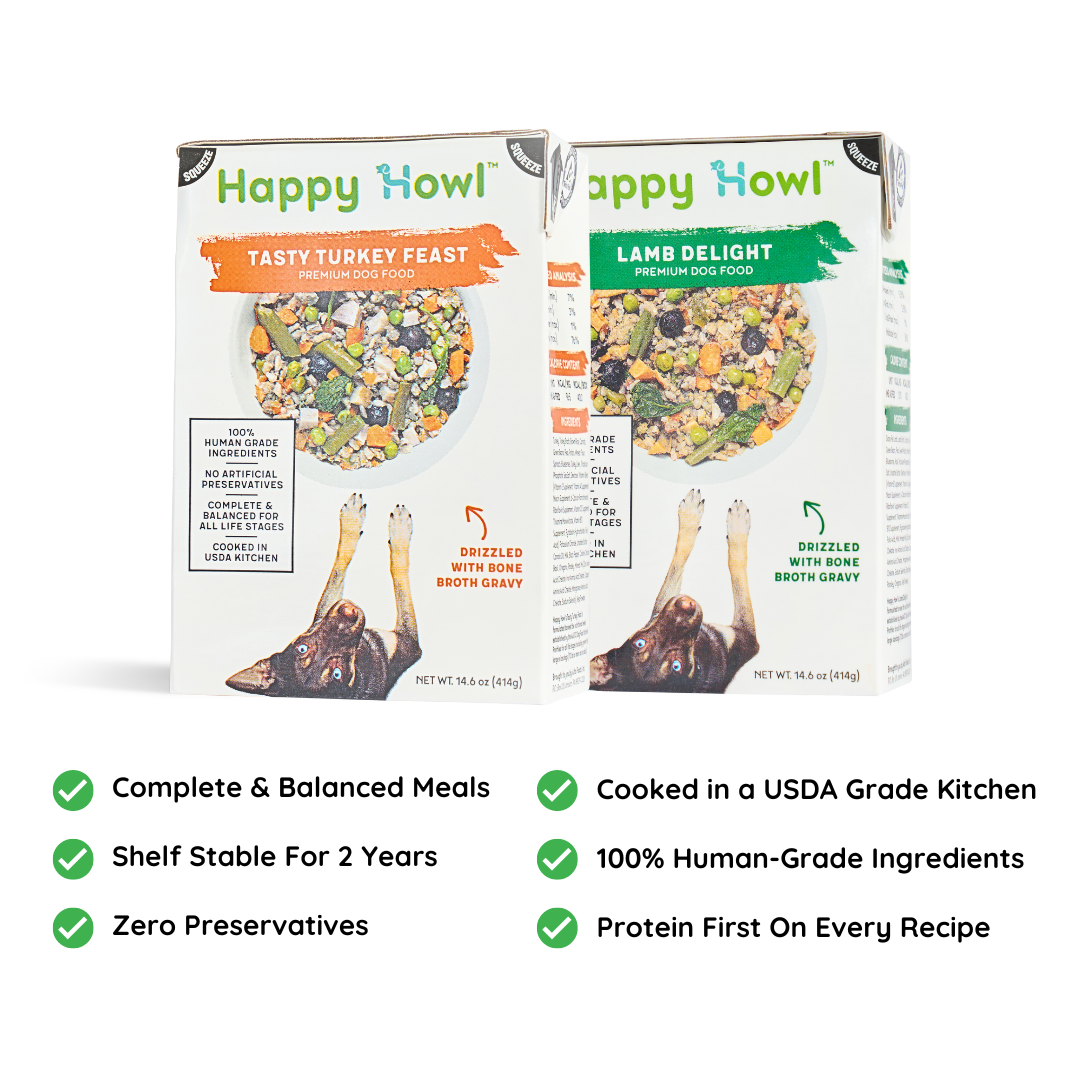 Two Recipe Combos: 100% Human-Grade Dog Food