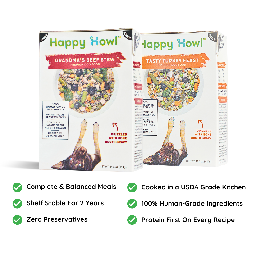 Two Recipe Combos: 100% Human-Grade Dog Food