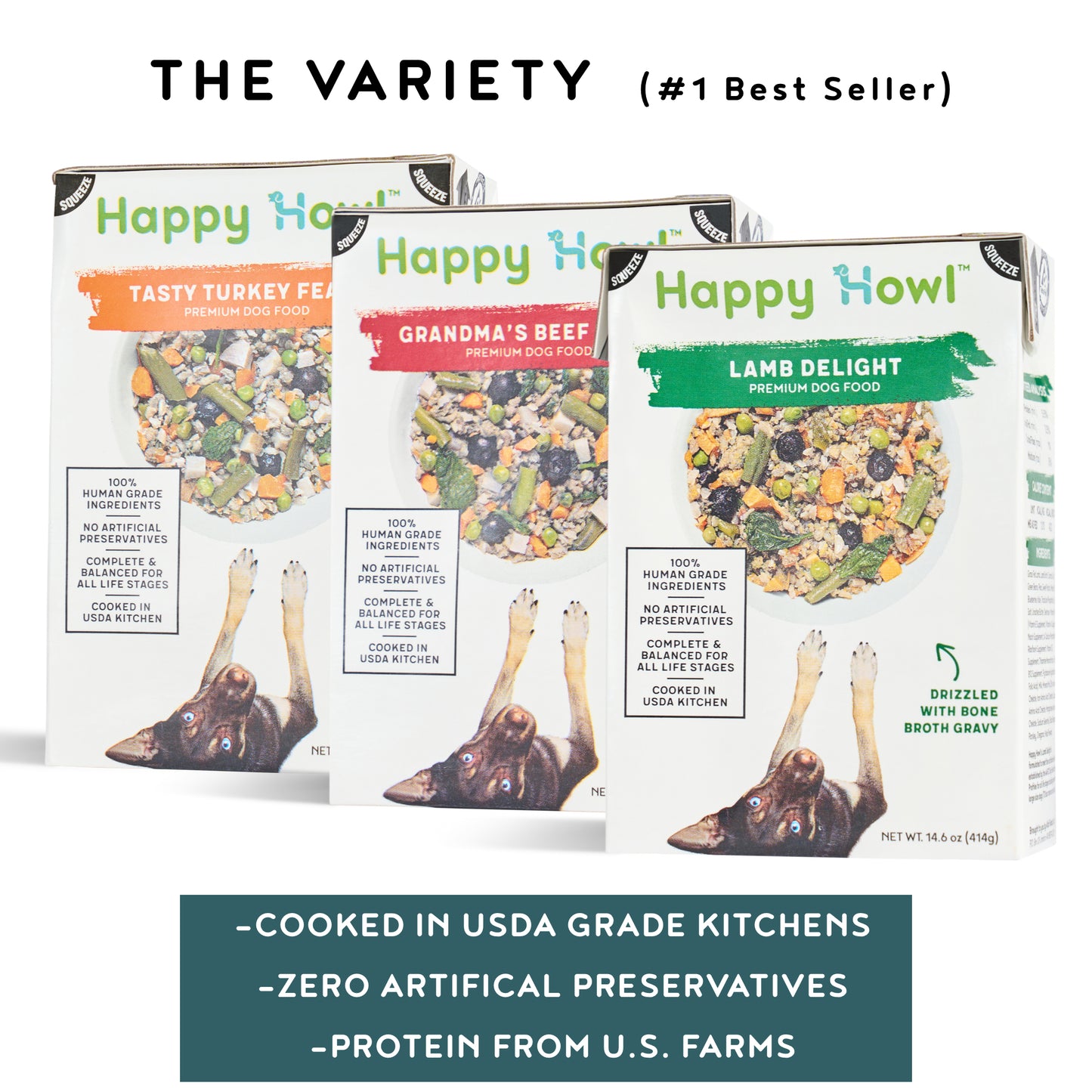 100% Human-Grade Dog Food