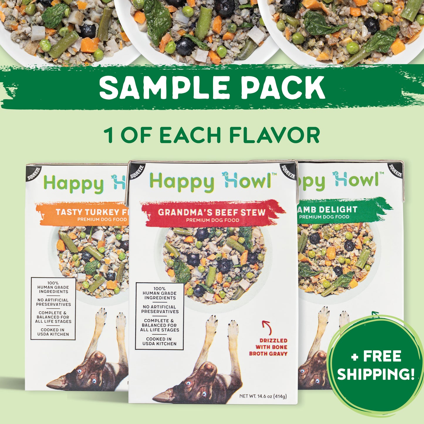 3-Carton Sample Pack (6 Meals)