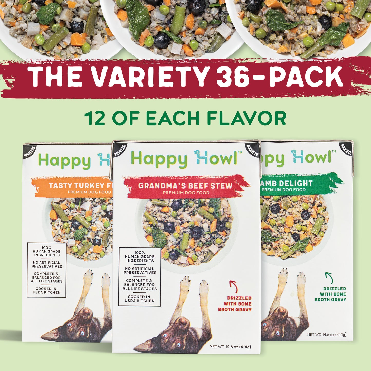 100% Human-Grade Dog Food