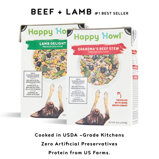 Beef + Lamb 100% Human-Grade Dog Food